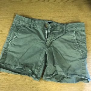 American eagle green shorts